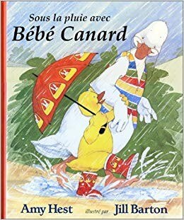 Sous la pluie avec bebe canard - Click to enlarge picture.