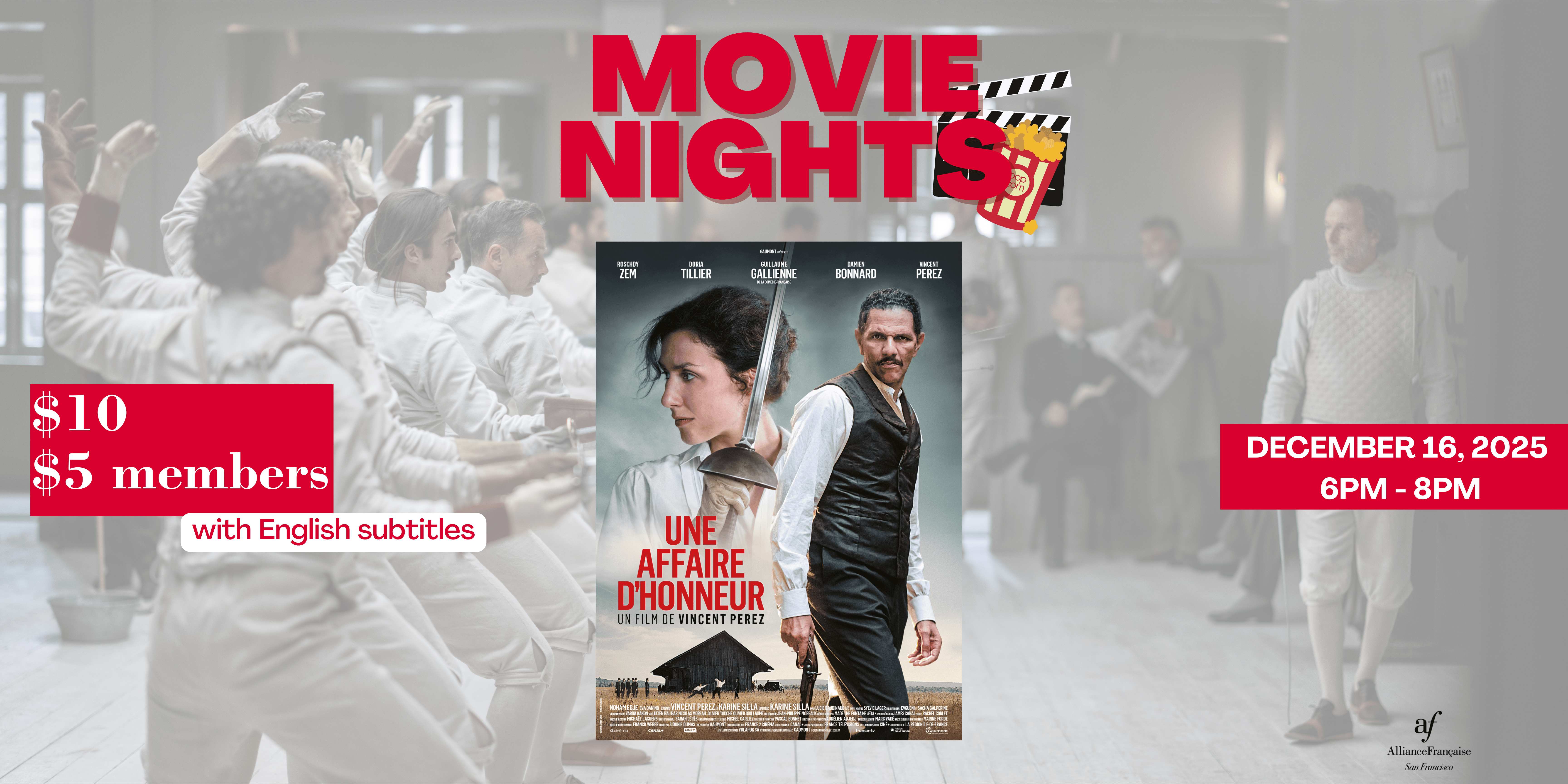 Movie Night: Une Affaire d'Honneur - December 16th 2025