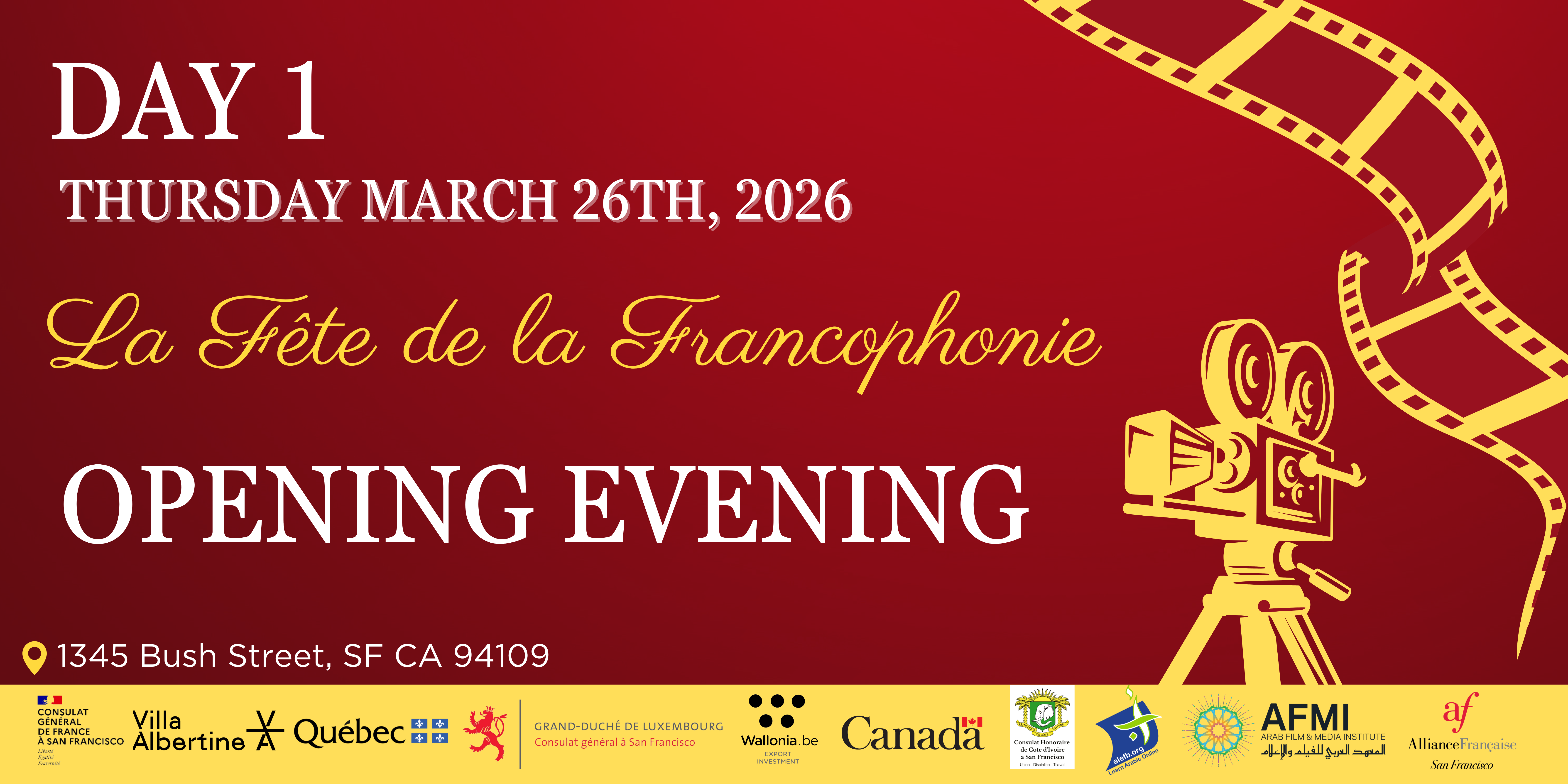 Francophonie Opening Night 2026