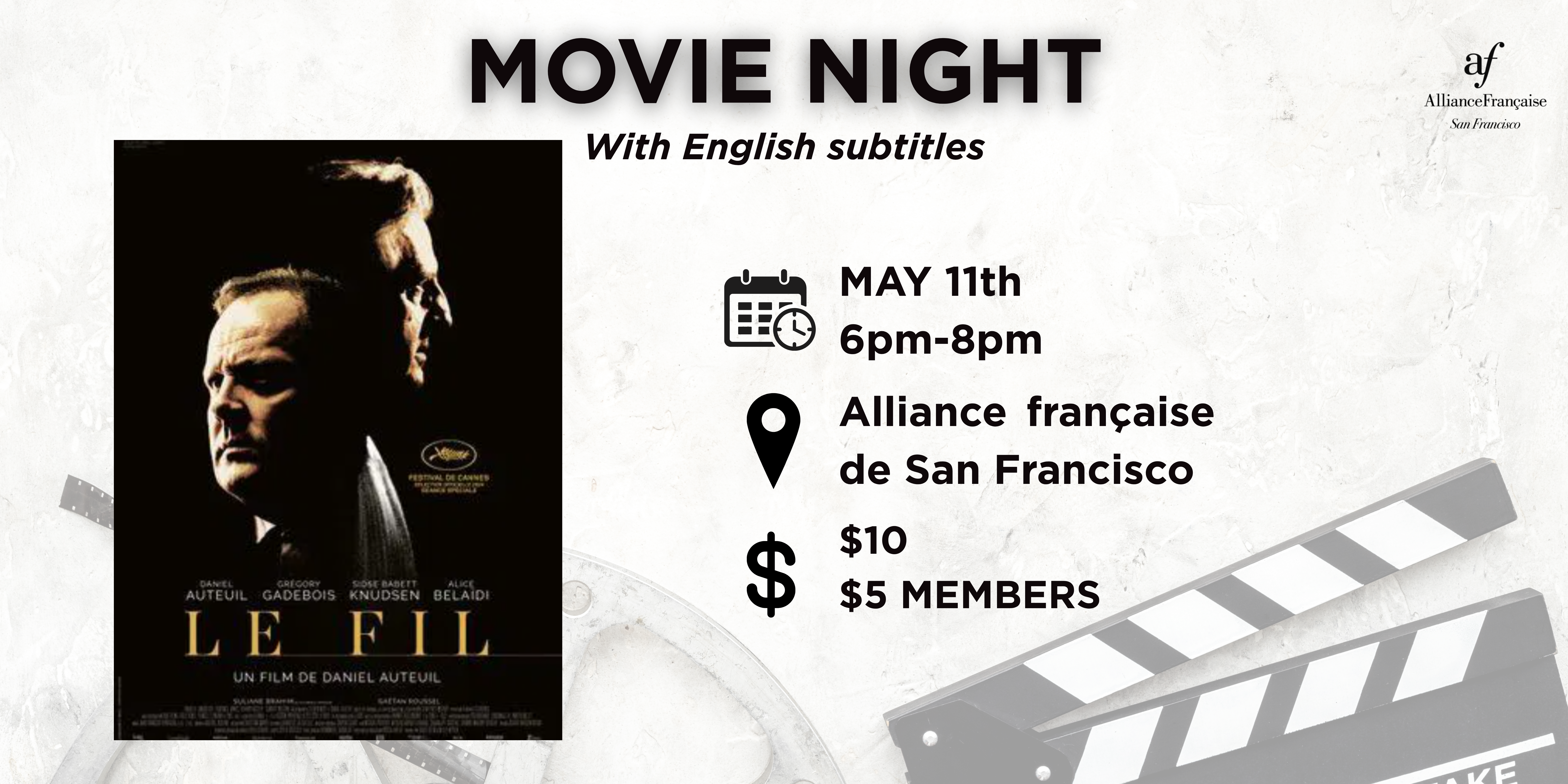 Movie Night - Le fil, May 11 2027