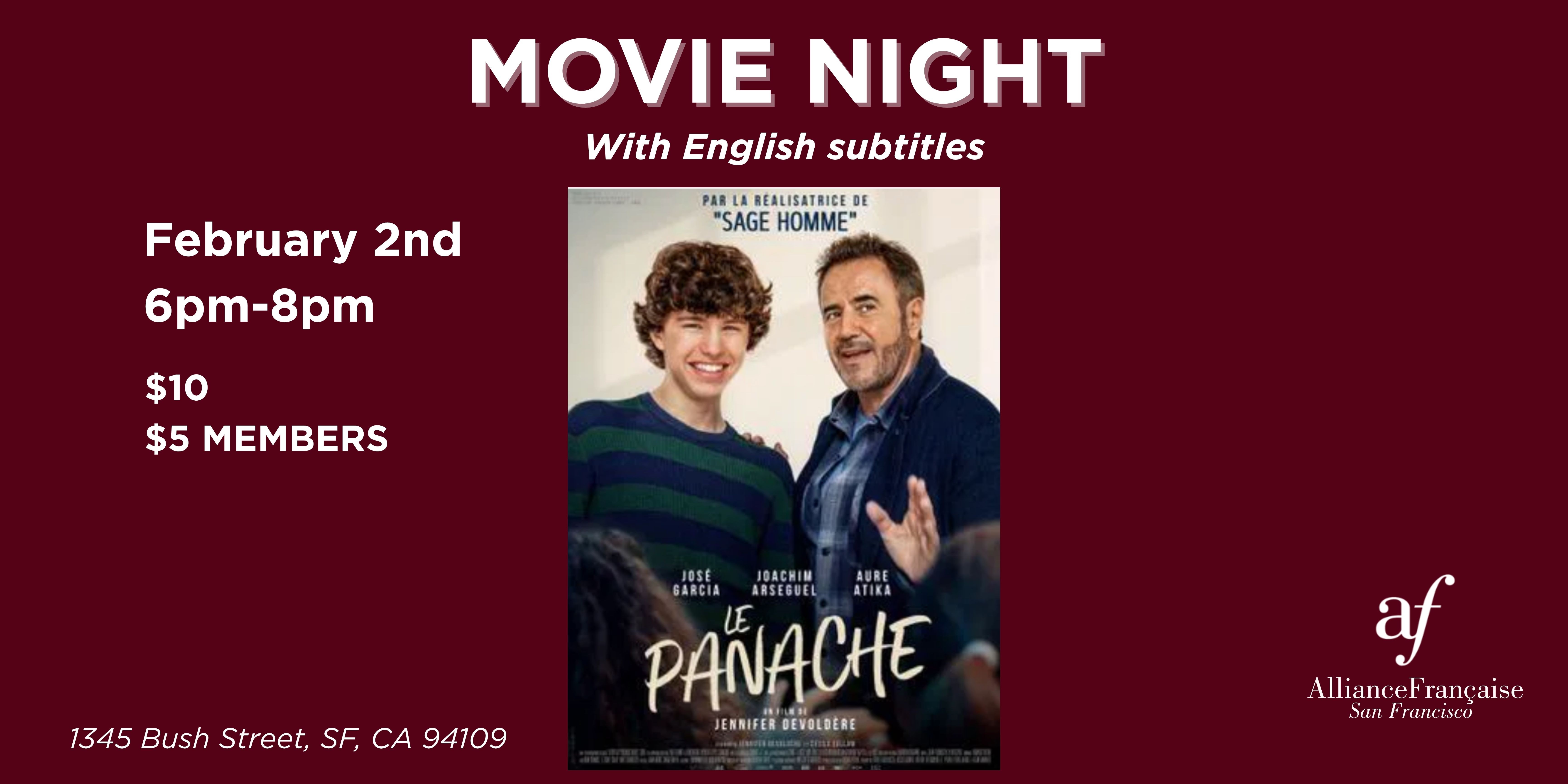 Movie Night: Le Panache - February 2nd 2027