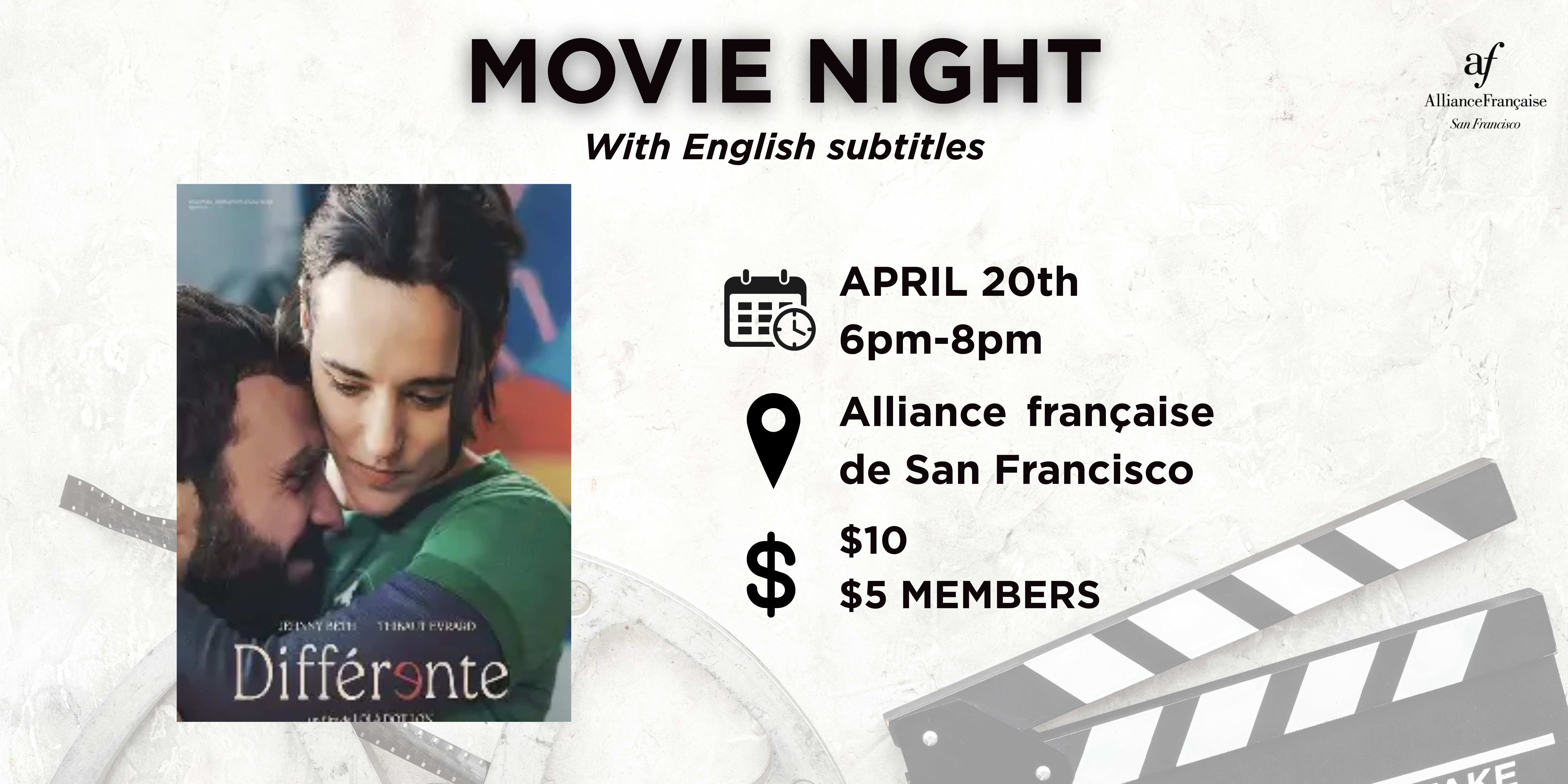 Movie Night - Différente, April 20 2027
