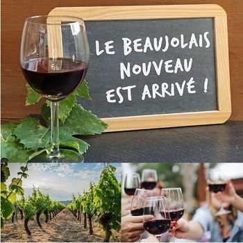 Beaujolais Nouveau Day : Le Beaujolais nouveau est arrivé !