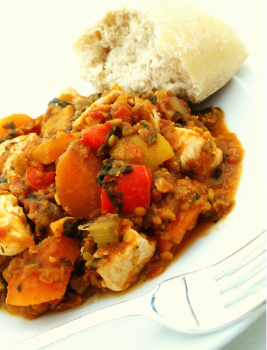 Djaj Mhammar (Poulet au four)